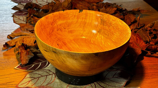 12.5” x 3.5” Maple Salad Bowl