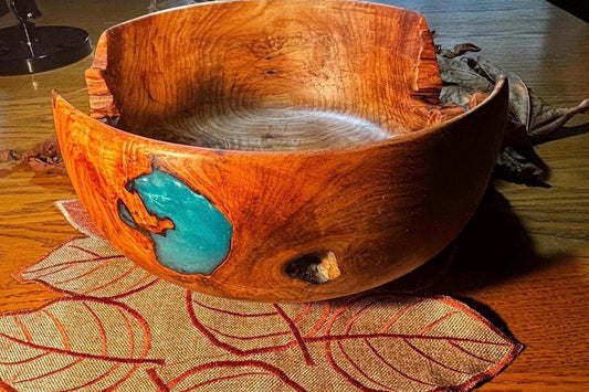 14”x5” Broadleaf Maple Decor Bowl