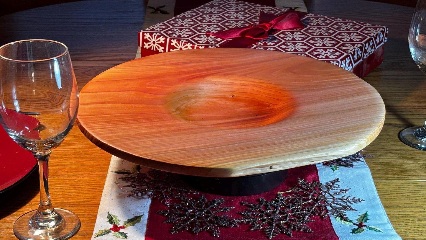 15” Red Cedar Serving Platter.