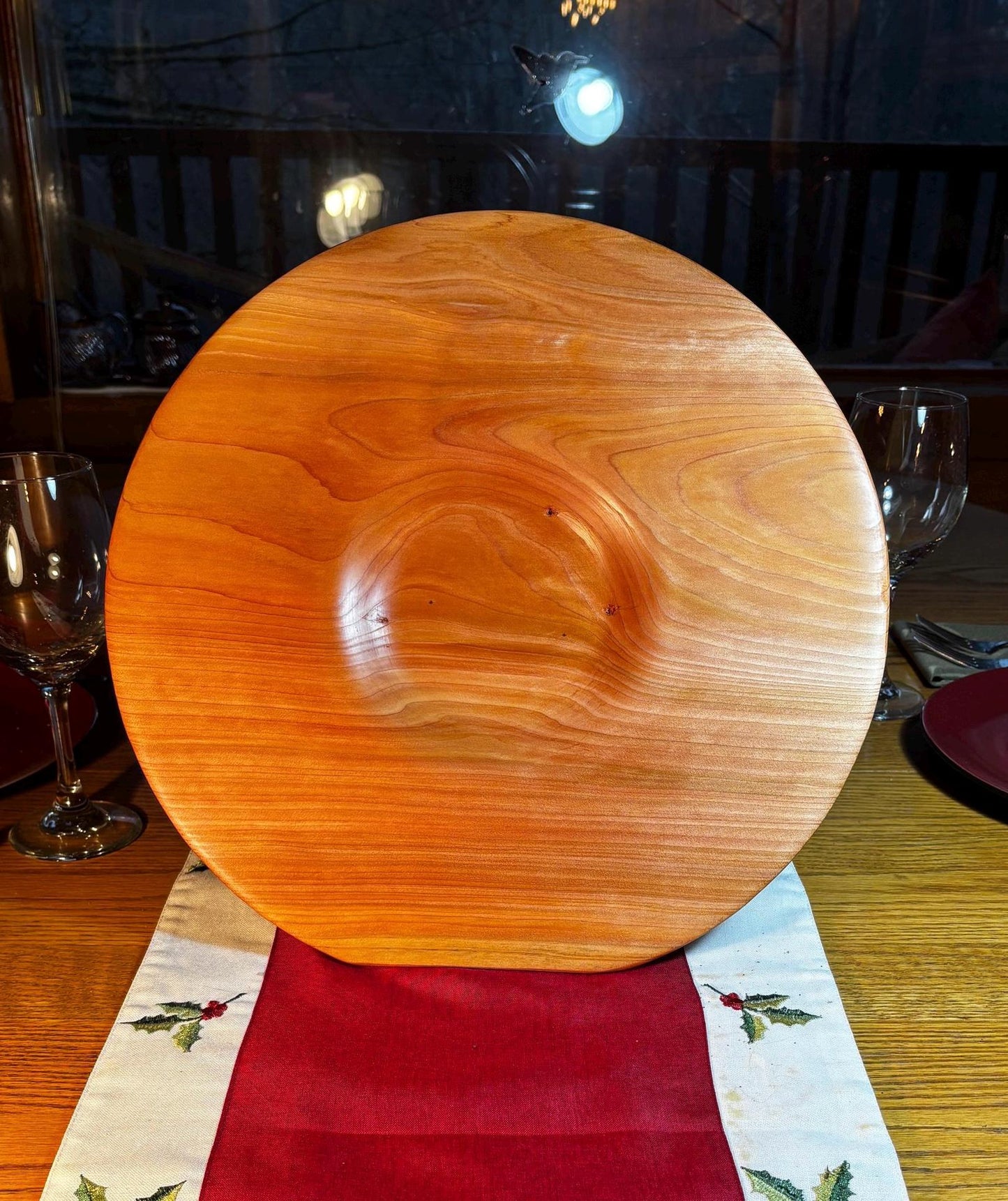 15” Red Cedar Serving Platter.